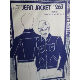 Men's Jean Jacket Sewing Patterns 263 