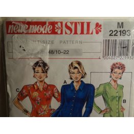 Neue Mode Sewing Pattern 22193 