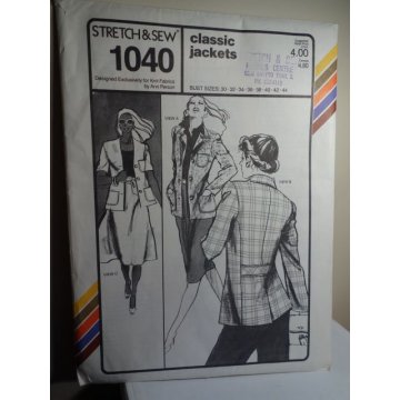 Stretch & Sew Sewing Pattern 1040 