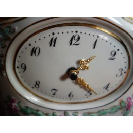 Royal Dux Bohemia Hanas Komtesa Porcelain Clock