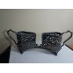Vintage Silver Plated Salt and Pepper Holder 