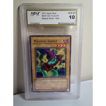 Yu-Gi-Oh! Maigcal Ghost Card, Graded Mint 10 GEM MT 