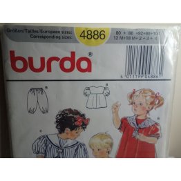 BURDA Sewing Pattern 4886 