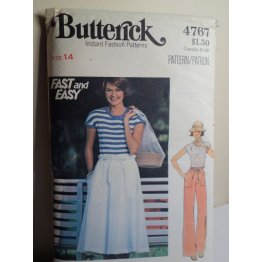 Butterick Sewing Pattern 4767 