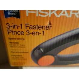 Brand New FISKARS 3 IN 1 Floral Fastener, Open Box