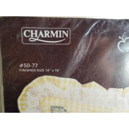 Janlynn Charmin Chicken Scratch Pillow