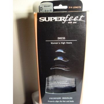 SUPERfeet Dress, High Heel, Womens .75 Premium Insole 