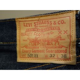 LVC Levis Jeans, Model 1947 501XX Big E, Made in USA