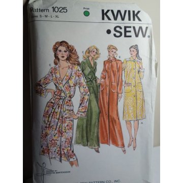 KWIK SEW Sewing Pattern 1025 