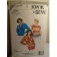 KWIK SEW Sewing Pattern 1541 