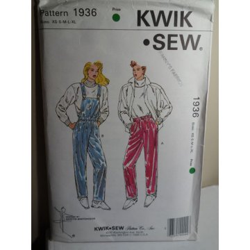 KWIK SEW Sewing Pattern 1936 