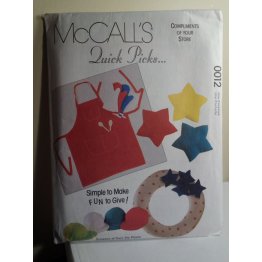 McCalls Sewing Pattern 0012 
