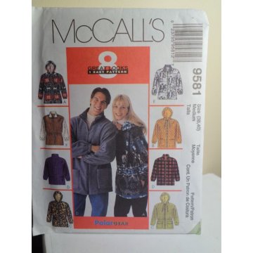 McCalls Sewing Pattern 9581 