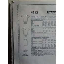 McCalls Sewing Pattern 4212 