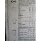 McCalls Sewing Pattern 4308 