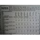 McCalls Sewing Pattern 5233 