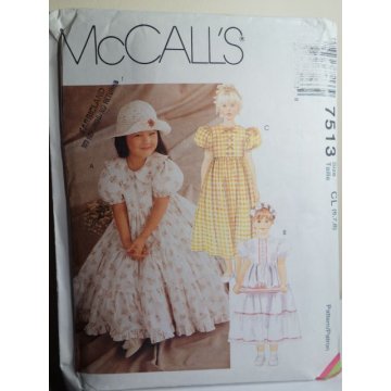McCalls Sewing Pattern 7513 