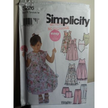 Simplicity Sewing Pattern 5226 