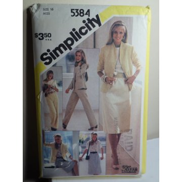 Simplicity Sewing Pattern 5384 