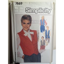 Simplicity Sewing Pattern 7669 