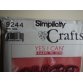 Simplicity Sewing Pattern 9244 