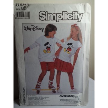 Simplicity Walt Disney Sewing Pattern 8461 