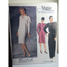 Vogue Bellville Sassoon Sewing Pattern 1743 